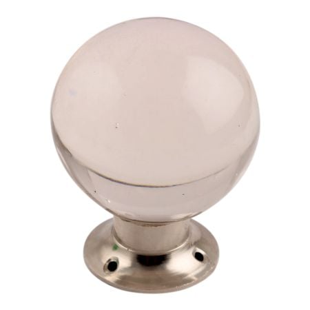 Clear Big Glass Drawer Knobs