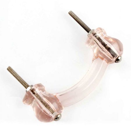 Pink Glass Handles