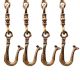 Brass Porch Swing Metal Chain Set For Zula (Set Of 4 Piece)