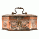 Hand Crafted Engraved Brass Betel Nut Paandaan Box/Storage Box