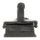 Vintage Sad Iron Cast Iron Wood Handle Flip Top for Coals and a Latch