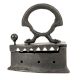 Vintage Coal Sad Iron Press Iron Tone Pot Metal with Small Latch