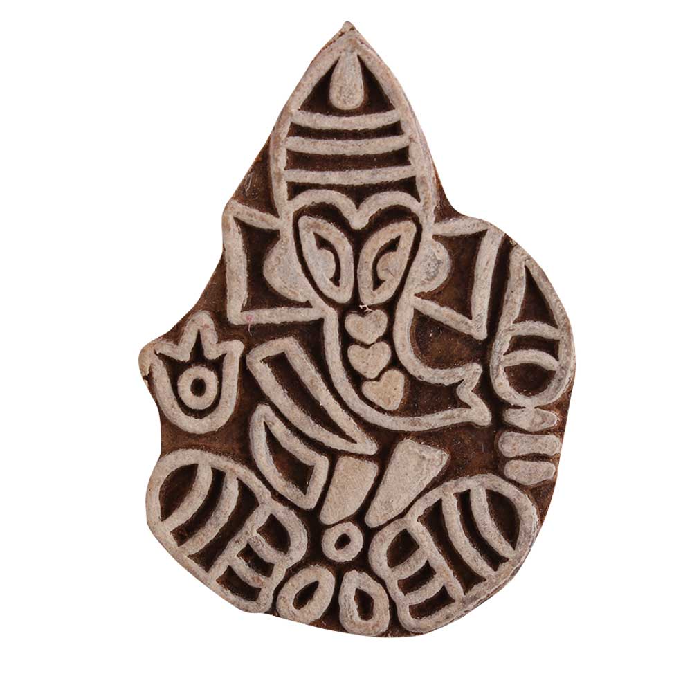 Set of 1 Piece New Wooden Printing Block