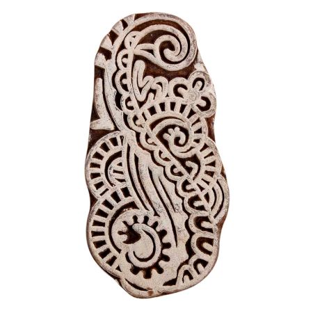 Set of 1 Piece New Wooden Printing Block