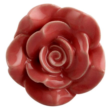 Old Pink Rose Ceramic Drawer Knob Online