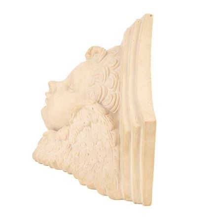Marble Cherub Angel Head  Wall Sconces