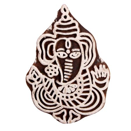 Set of 1 Piece New Wooden Printing Block