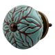Amarylis Floral Etched Ceramic Cabinet Knob Online