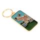 Brass Brown Reindeer Colorful Key Chain