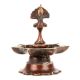 Bronze Peacock Oil Lamp Diya Used in Temple
