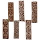 Set of 6 Piece New Mix Wooden Printing Block