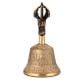 Handmade Brass Bell with Claw Shape Handle