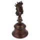 Garuda Brass Temple Bell with Mukhalinga Snakes