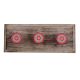 Pink Button Wooden Hooks