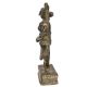Brass Lady with Swords Showpiece