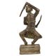 Brass Lady with Swords Showpiece