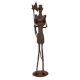Elongated Brass Warrior Figure