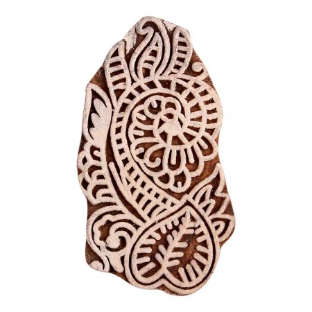 Set of 1 Piece New Wooden Printing Block