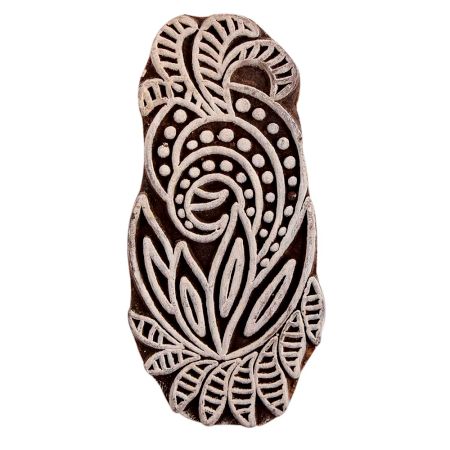 Set of 1 Piece New Wooden Printing Block