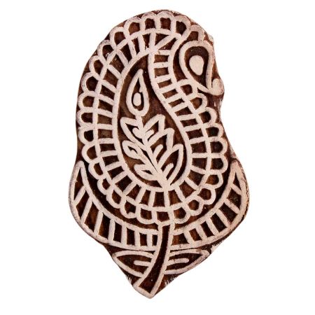 Set of 1 Piece New Wooden Printing Block