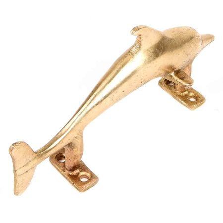 Brass Vintage Dolphin Door Handle