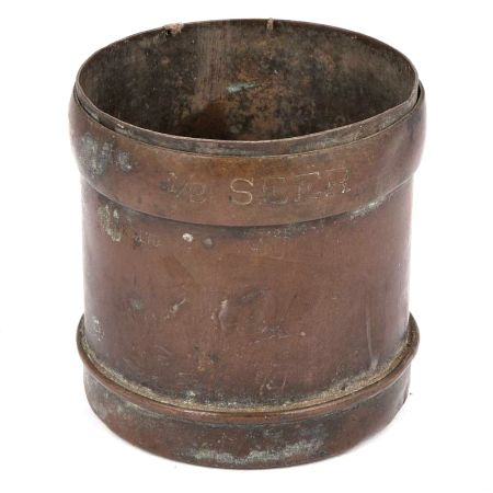 Very Old Â Bombay Brass & Copper 1/2 Seer Measure Cup