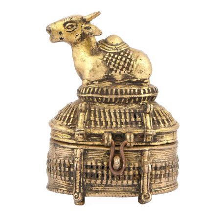 Tribal Nandi Brass Jewellery Box