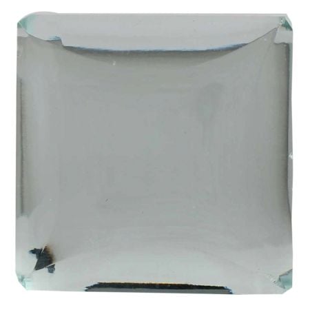Venetian Clear Square Flat Glass Dresser Knob