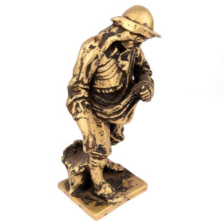 Brass English Man Statue