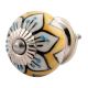 Mustard Flower Ceramic Drawer Knob