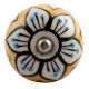 Mustard Flower Ceramic Wine Stopper