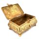 Brass Jewellery Casket Art Nouveau Style