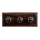 Navy Blue Star Ceramic Wooden Hooks