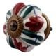 Maroon Big Melon Ceramic Cabinet Knob