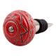 Brown Pattern Etched Ceramic Wine Stopper