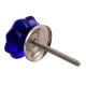 Navy Blue Small  Melon Glass Knob