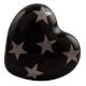 Silver Star Heart Ceramic Wine Stopper