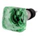 Green Glass Square Cut Wine Stopper