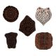 Set of 5 Piece New Mix Wooden Printing Block