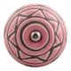 Pink Pattern Etched Ceramic Wine Stopper