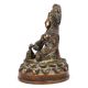 Goddess Saraswati with Veena - Brass Statue