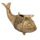 Tribal Bengal Fish Brass Coin Box