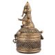 Round Tribal Ganesh Brass Box