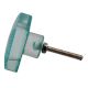 Sea Green Square Flat Glass Drawer Knob Online