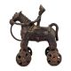 Vintage India Brass Horse with Rider