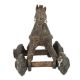 Brass Temple Toy with Wheels