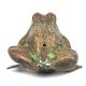 Bronze Frog Sculpture