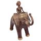 Brass Dhokra Design Mahawat on Elephant