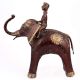 Brass Dhokra Design Mahawat on Elephant