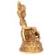 Brass Sitting Peacefully Lotus Statue